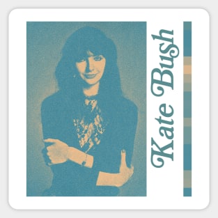 Kate Bush / Retro Style FanArt Sticker